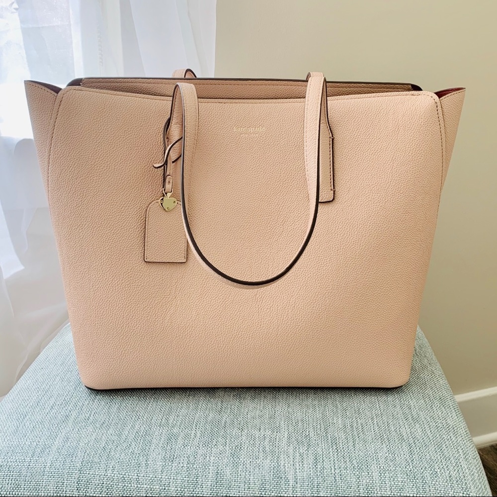 NWT Kate Spade Margaux Large Tote in Pale Vellum